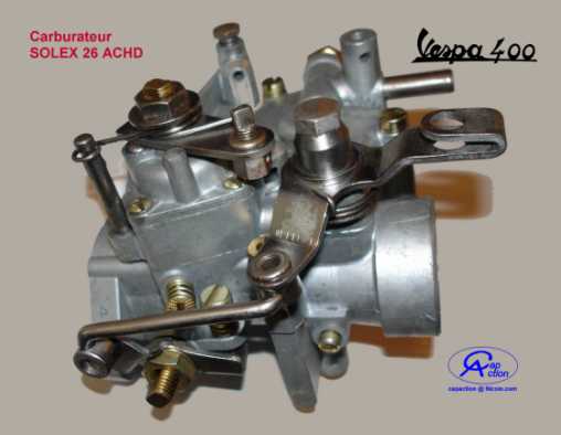 Le nouveau Carburateur SOLEX sorti en octobre 1958