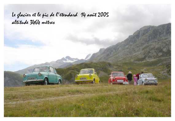Sortie en Savoie août 2005 Glacier et Pic de l'Etendard.