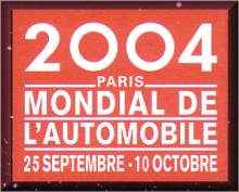 Vespa 400 à PARIS au MONDIAL de L'AUTOMOBILE septembre 2004